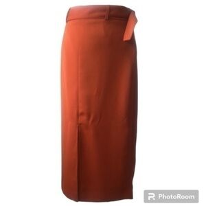 EXPRESS Med-Long Rusty Slit Skirt